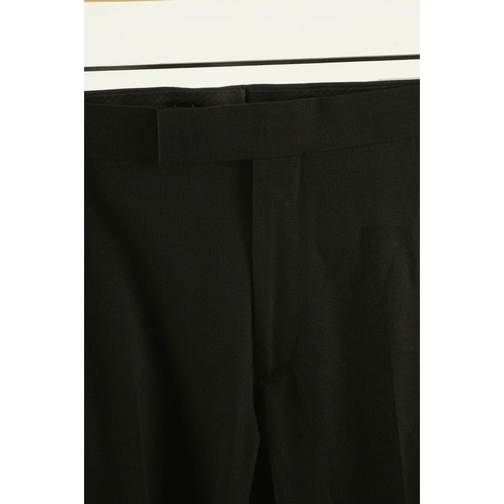 New $135 Kenneth Cole Reaction‎ Men's 35 x 33 Slim Black Techni-Cole Suit Pants